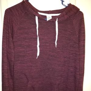 Wine Colored Hoodie